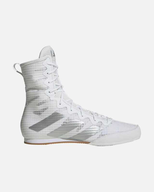 Botas de boxe Adidas Box Hog 4 – Branco/Prata