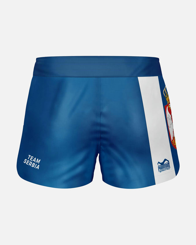 Pantaloni scurți MMA Phantom Athletics Fusion-R Team Serbia – Roșu/Alb/Albastru