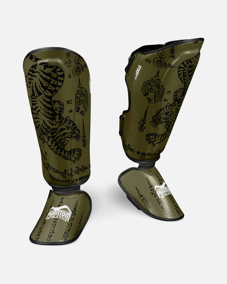 Tibiere Phantom Athletics Muay Thai – Verde military