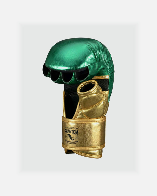 Phantom Athletics MMA-Handschuhe Mexico – Grün/Gold