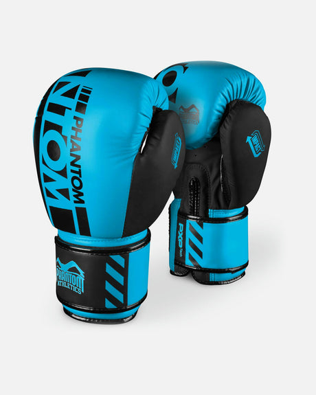 Rękawice bokserskie Phantom Athletics APEX – Neon Niebieski