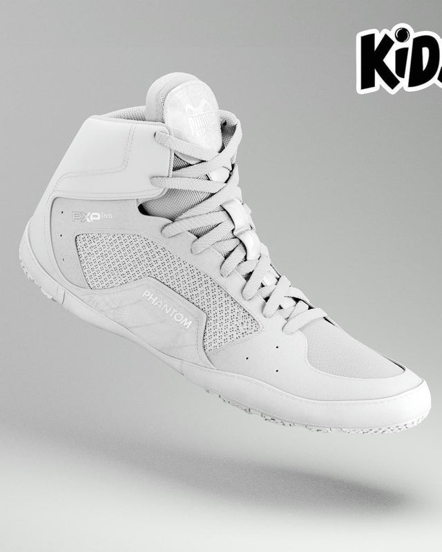 Chaussures de lutte Phantom Athletics Tactic enfant – Blanc