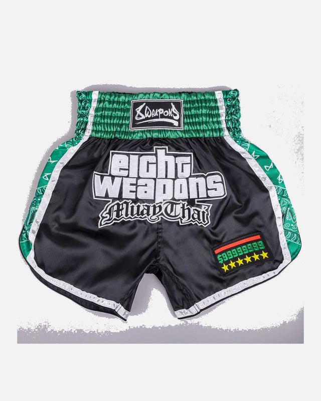 Muay Thai trenky 8 WEAPONS West Coast – Zelené