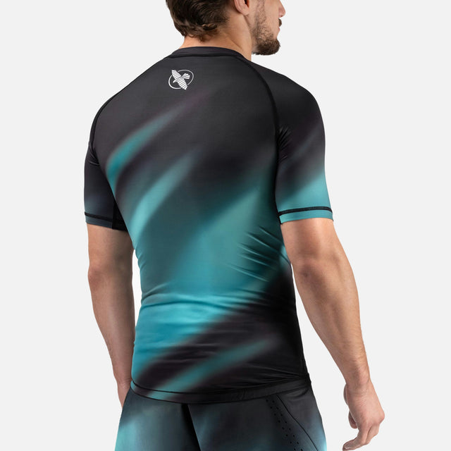 Hayabusa Rashguard Apex Nova Korte ærmer - Turquoise