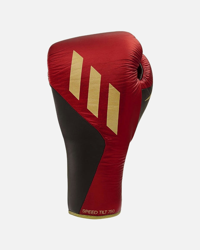 Mănuși de box Adidas Speed Tilt 750 – Roșu/Negru/Auriu