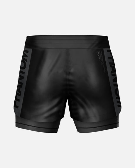 Calções de MMA Phantom Athletics Fusion 2in1 Apex – Preto/Cinzento