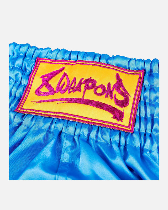 8 WEAPONS Muay Thai shorts Meow Thai – Blå/Lilla