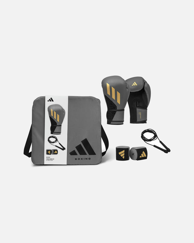 Gants de boxe Adidas Fitness Boxing Kit 12oz – Gris