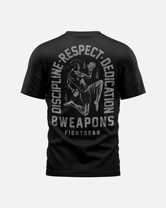 8 WEAPONS Triko Tombstone – Černé