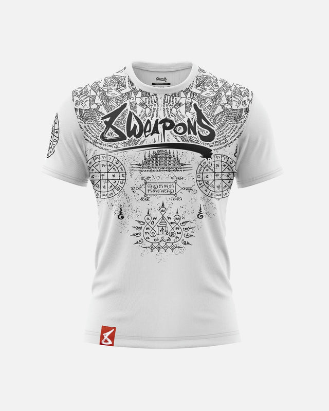 Camiseta 8 WEAPONS Yantra – Blanco