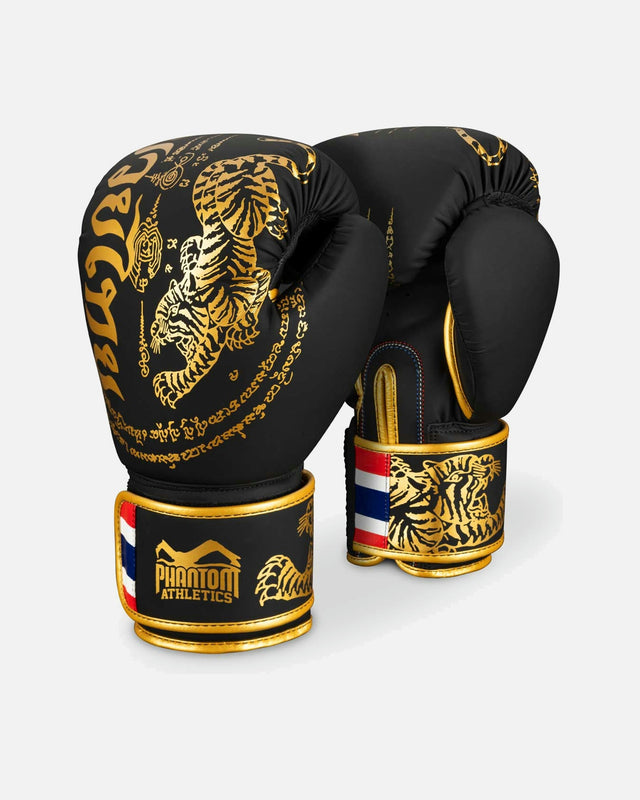 Gants de boxe Phantom Athletics Muay Thai – Noir/Or