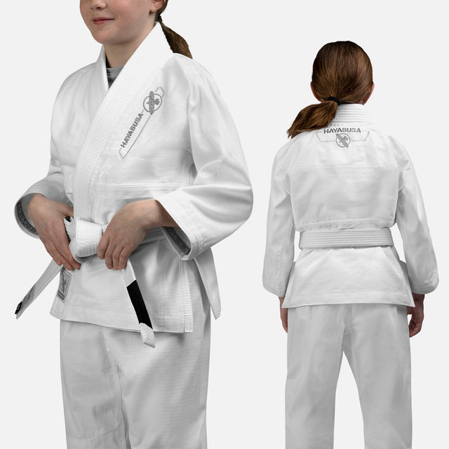Hayabusa BJJ Gi Essential Barn - Vit