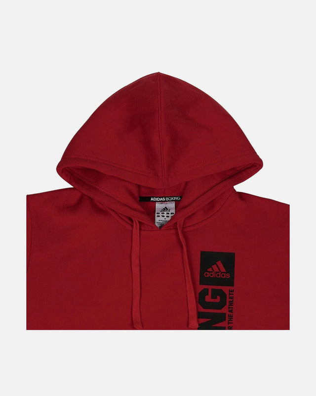 Sweatshirt Adidas Community Vertical Boxe – Vermelho/Preto