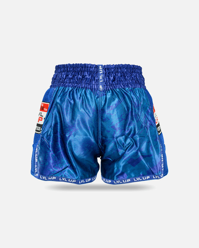 LVL UP Muay Thai shorts Stadium – Blå
