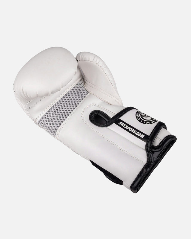 Dětské boxerské rukavice 8 WEAPONS Unlimited 2.0 – Bílé/Černé