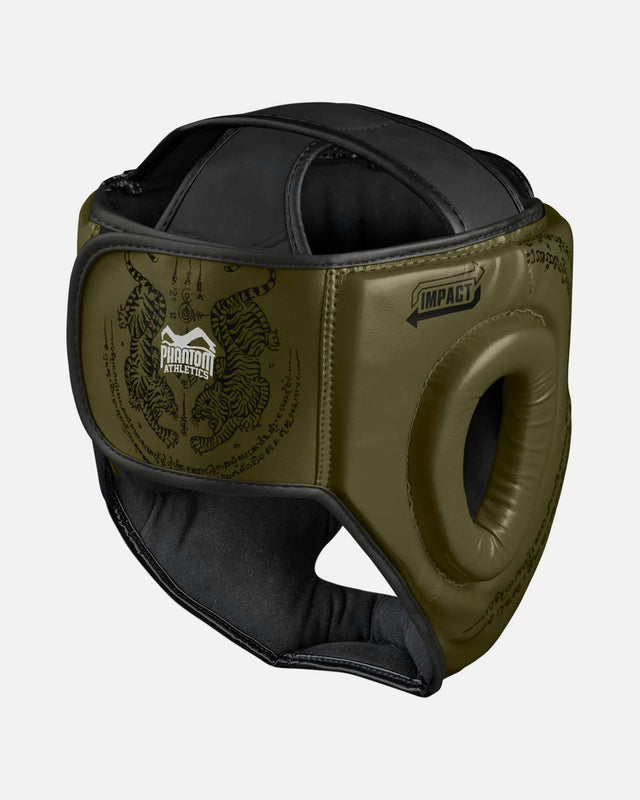 Phantom Athletics Head Guard Muay Thai – Olive Green