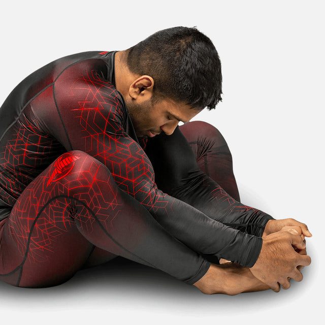 Calções de compressão Hayabusa Geo – Vermelho