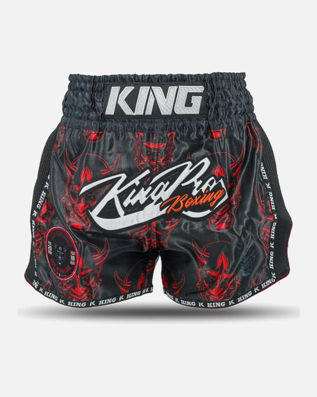 Calções de Muay Thai King Pro Boxing Devil – Preto