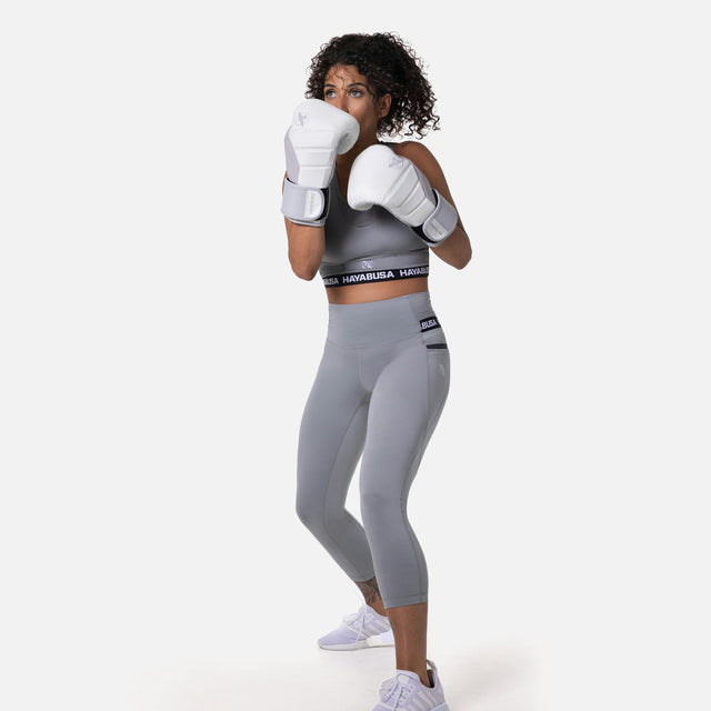 Hayabusa Leggings High Rise 3/4 til kvinder - Grå