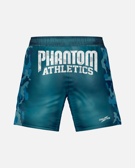 Phantom Athletics MMA-shorts EVO Warfare – Marinblå kamouflage