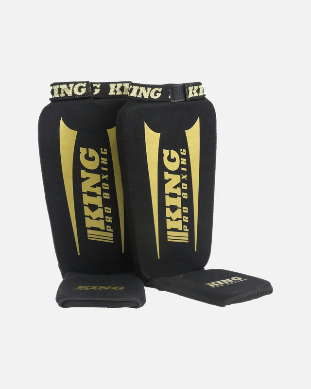 Protège-tibias King Pro Boxing AMSG Pro – Noir
