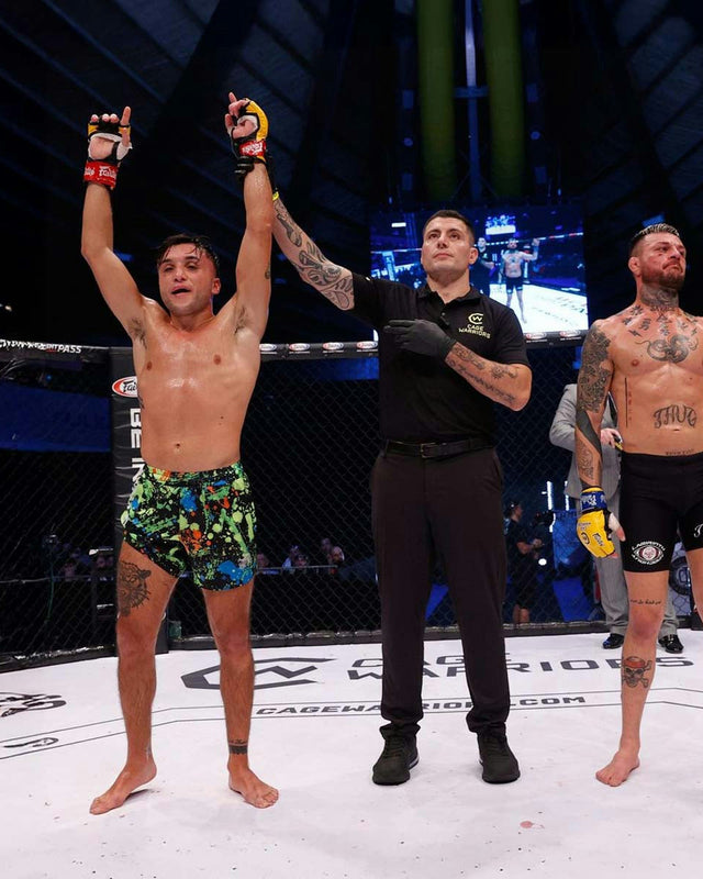 MMA trenky Phantom Athletics Fusion Splatter – Černé/Neon