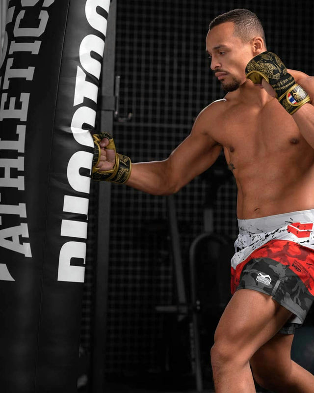 Phantom Athletics MMA-Sparringshandschuhe Muay Thai – Schwarz/Gold