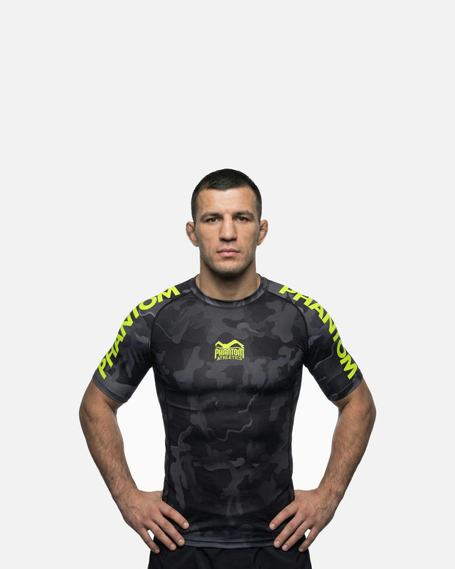 Phantom Athletics Rashguard EVO Neon – Schwarz/Neon