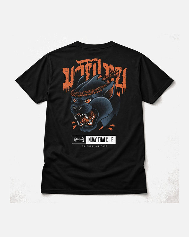 8 WEAPONS T-Shirt Panther – Schwarz