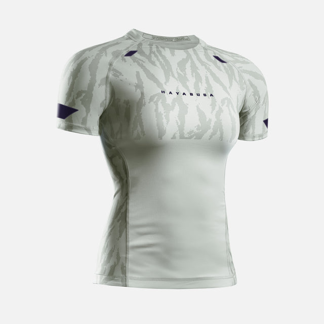 Rashguard Hayabusa Apex Vantage Mangas Curtas Mulher – Bege