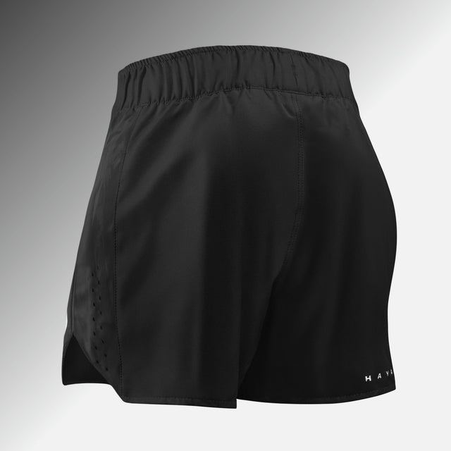 Calções de MMA Hayabusa Apex Vantage para mulher – Preto