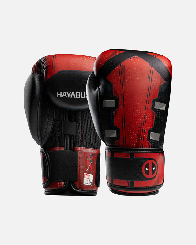 Hayabusa x Marvel Boxningshandskar Deadpool – Röd/Svart