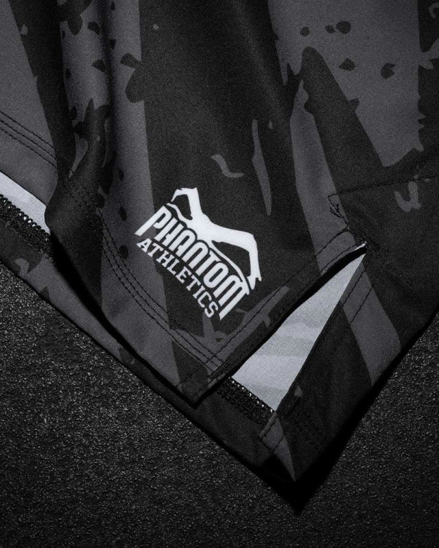 Shorts de MMA Phantom Athletics EVO Tiger Camo – Gris