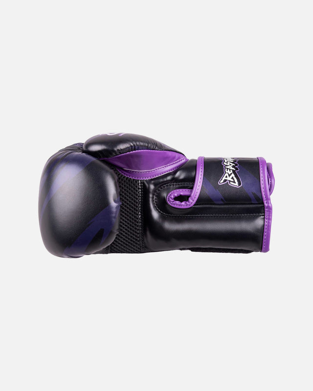 Guantes de boxeo 8 WEAPONS Beastial Panther Niños – Negro/Púrpura