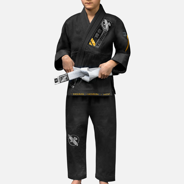 Kimono BJJ Hayabusa Ascend – Dziecięce, Czarne