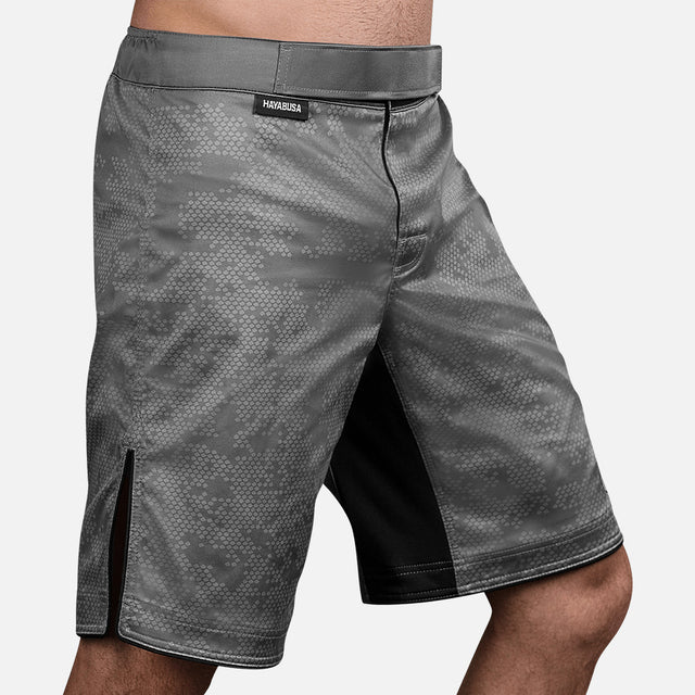 Shorts de MMA Hayabusa Hexagon – Gris