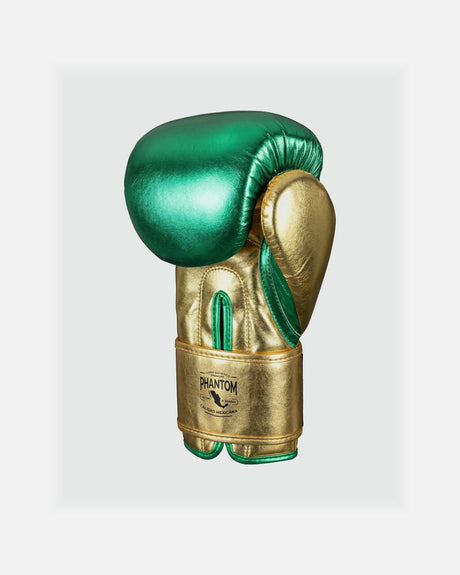 Mănuși de box Phantom Athletics Mexico – Verde/Auriu