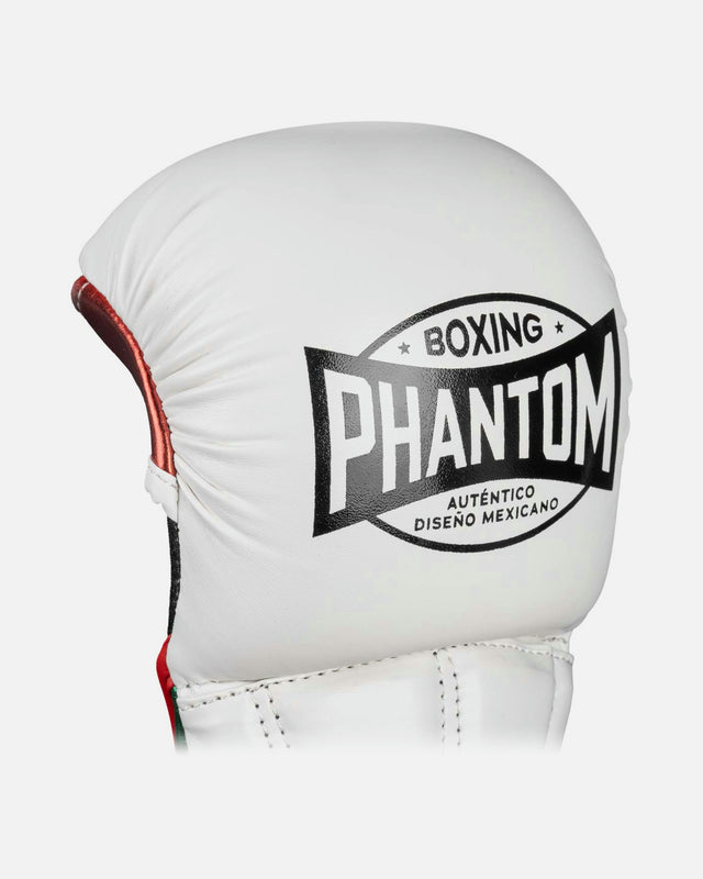 Luvas de sparring MMA Phantom Athletics Mexico – Branco/Verde/Vermelho