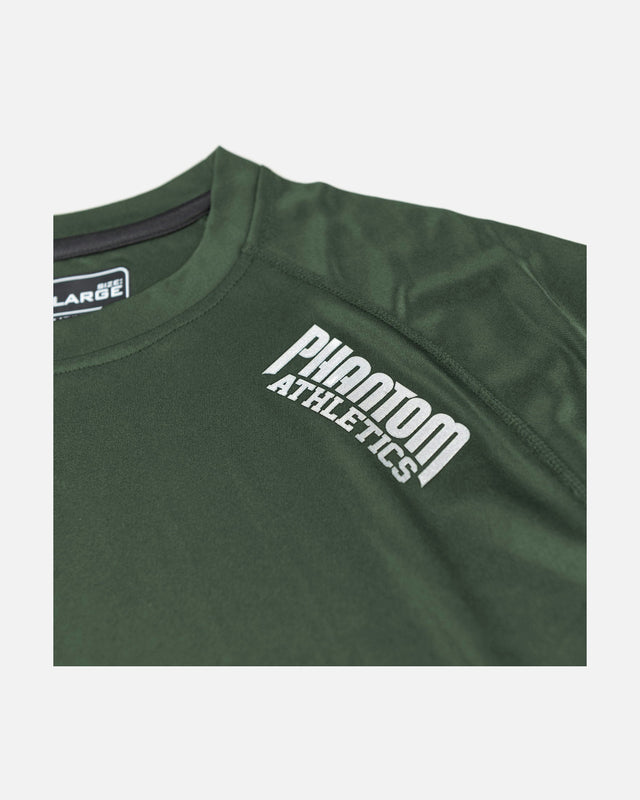 Camiseta de entrenamiento Phantom Athletics Tactic manga corta – Verde