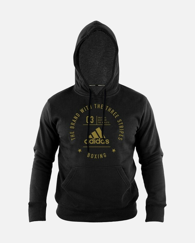 Felpa Adidas Community Boxing – Nero/Oro