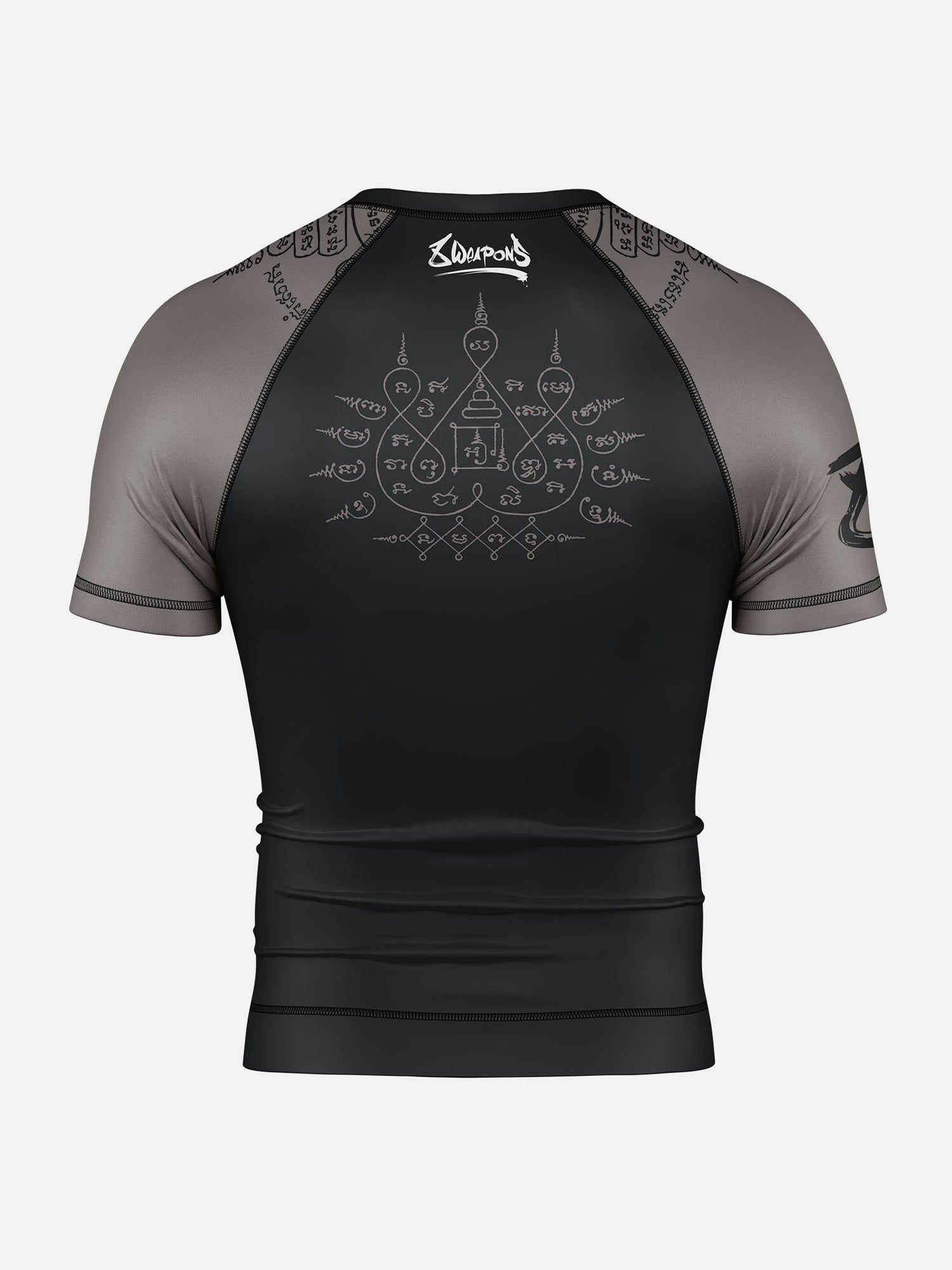 Rashguard 8 WEAPONS 8 Ways Yant 2.0 – Noir
