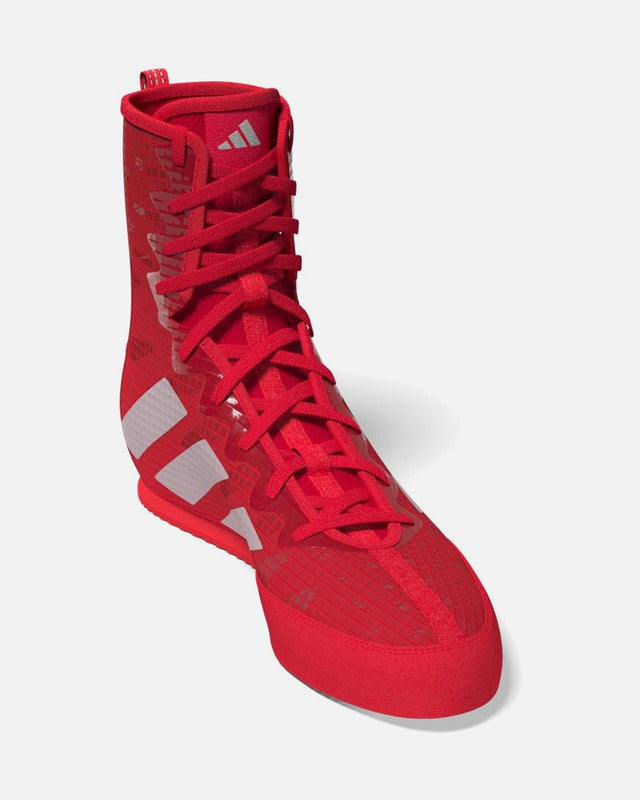 Botas de boxeo Adidas Box Hog 4 – Rojo/Blanco