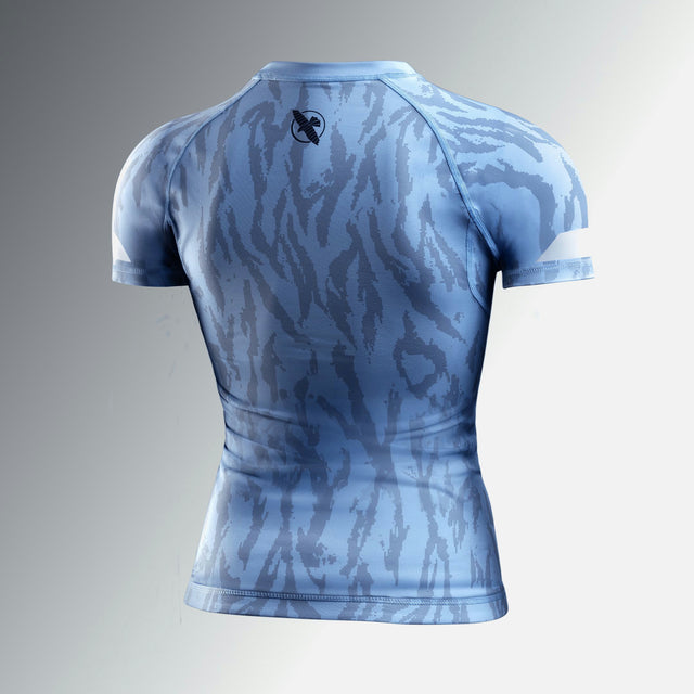 Hayabusa Rashguard Apex Vantage Korte ærmer til kvinder - Blå