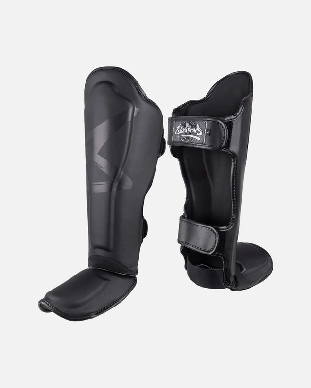 Ochraniacze na piszczele 8 WEAPONS BIG 8 Premium – Czarne