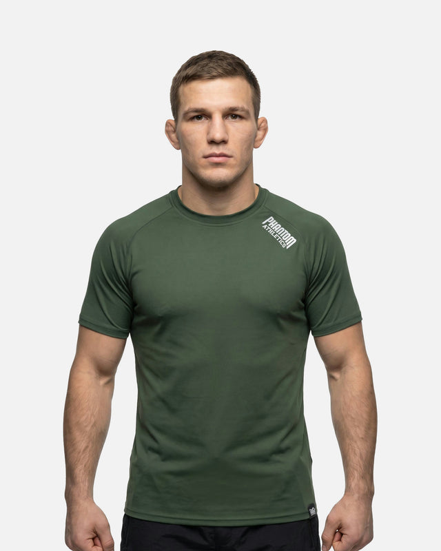 Camiseta de entrenamiento Phantom Athletics Tactic manga corta – Verde