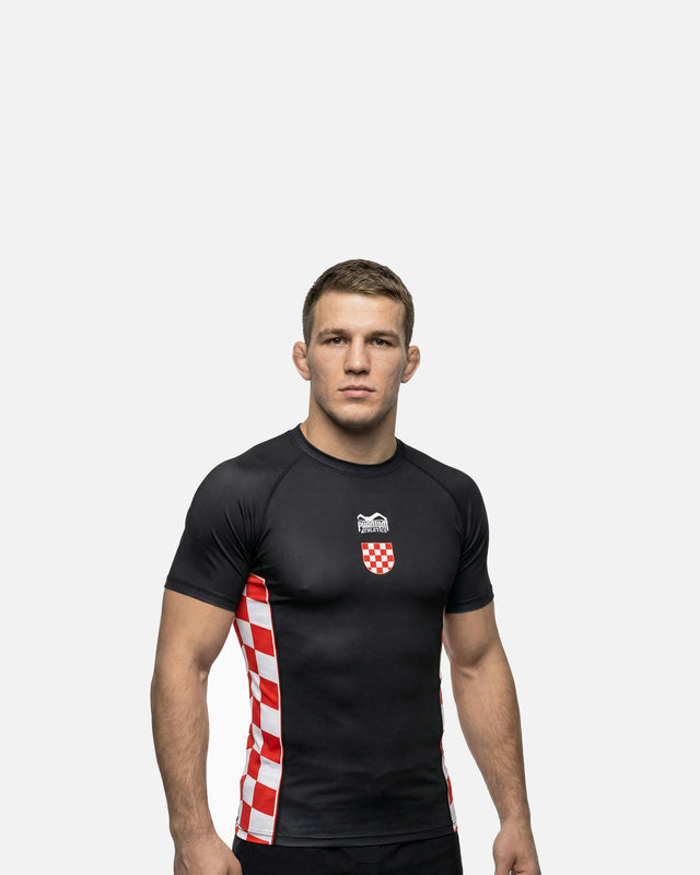 Rashguard Phantom Athletics Team Croatia – Černý