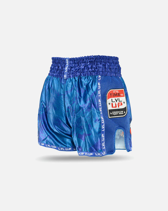 LVL UP Muay Thai shorts Stadium – Blå