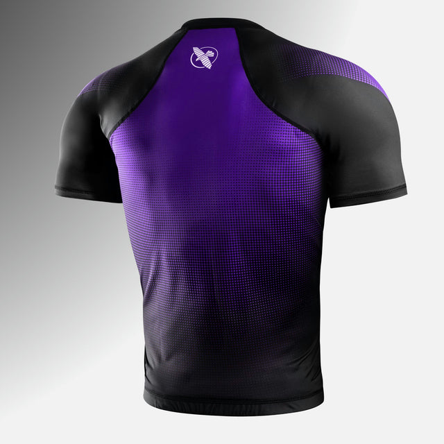 Rashguard Hayabusa Pro Ranked Manga Curta – Roxo