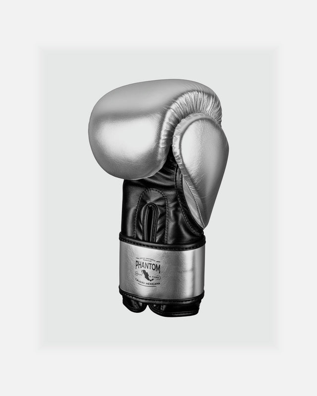 Guantoni da boxe Phantom Athletics Mexico – Argento/Nero