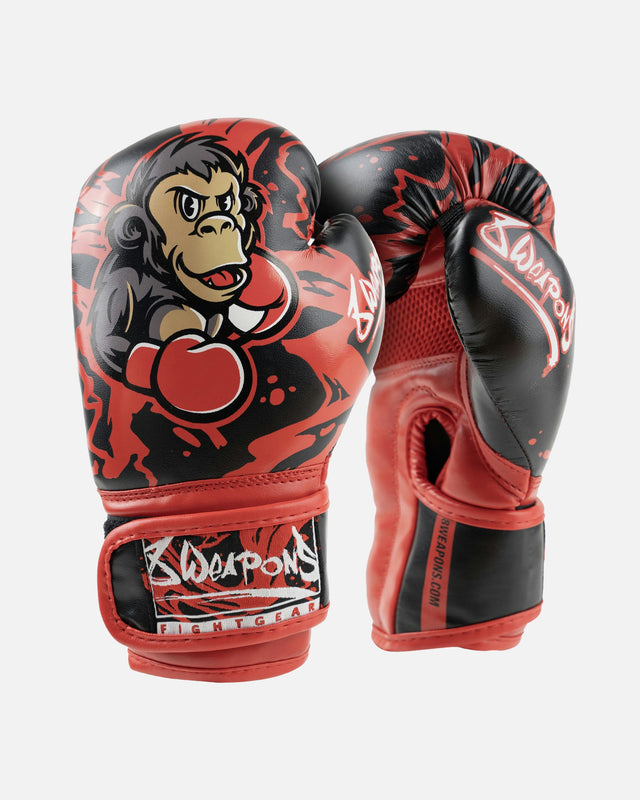 Dětské boxerské rukavice 8 WEAPONS Joe – Černé/Červené